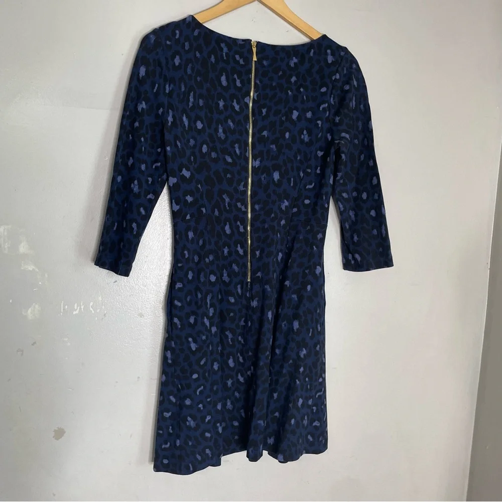 Kate Spade Broome Street Leopard Ponte Dress Size 8